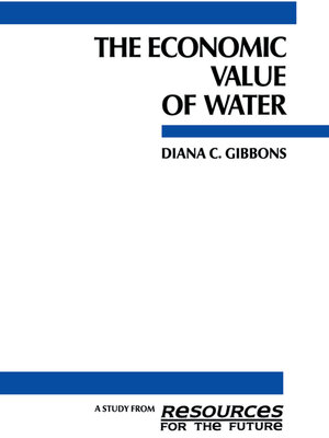 cover image of The Economic Value of Water